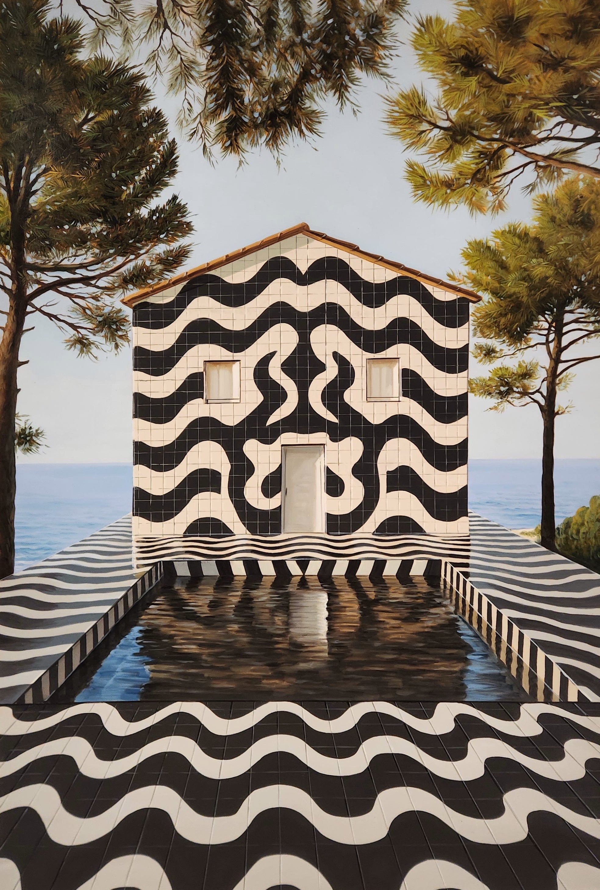 These Surreal Swimming Pools Might Look AI-Generated, but They Are 100% Hand-Painted. By Kieron Marchese AD Magazine (Middle-east) December 12, 2025