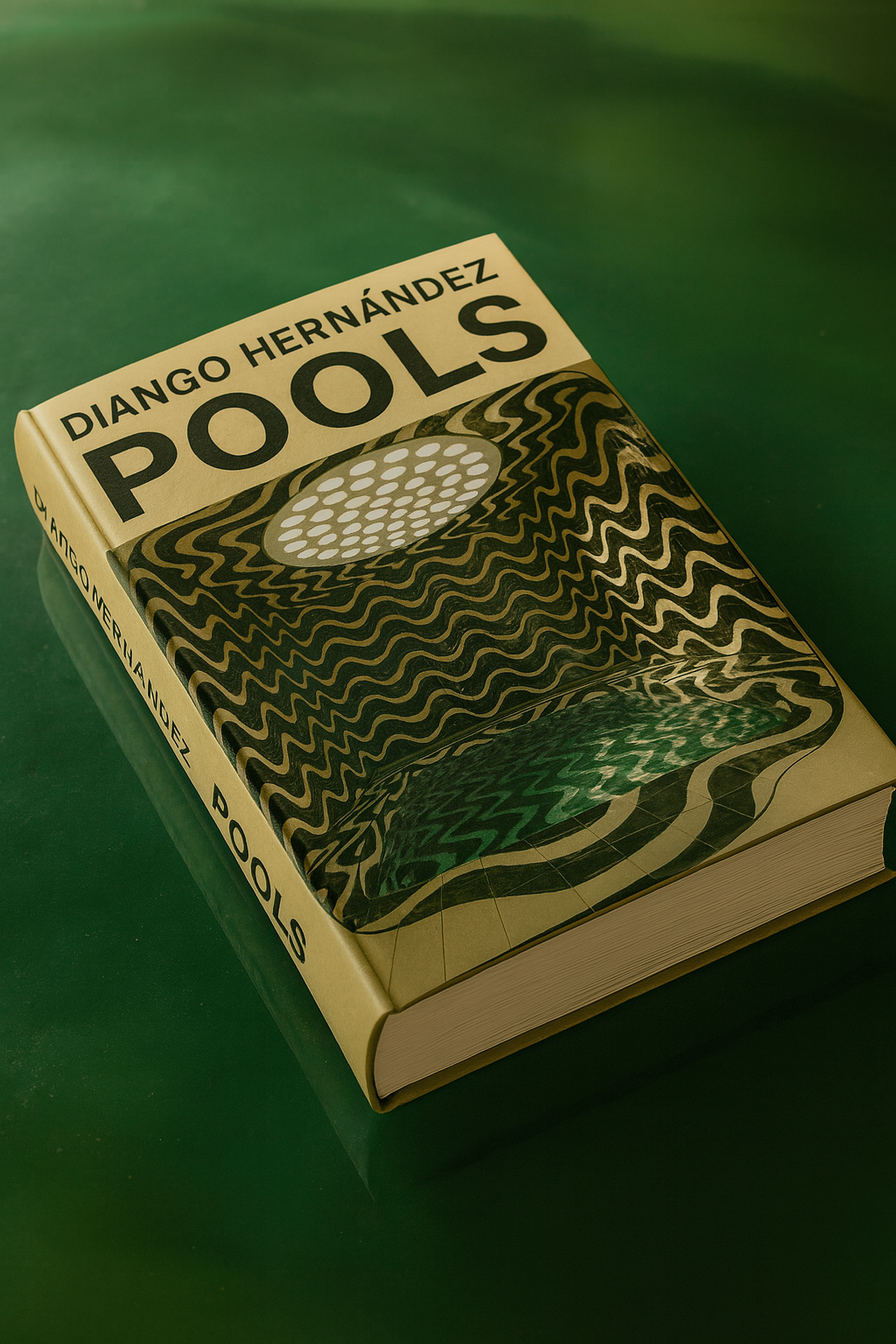 Pools. Publisher: Rua Saffi, texts: Bartolomeo Pietromarchi, Italian/English , 120 pages, hardcover and paper sleeve.